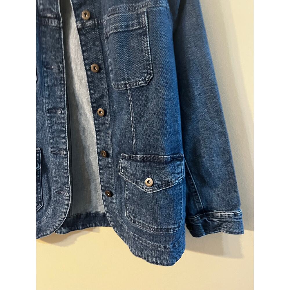Old Navy Denim Utility Chore Jacket - Size Small - Picture 3 of 7